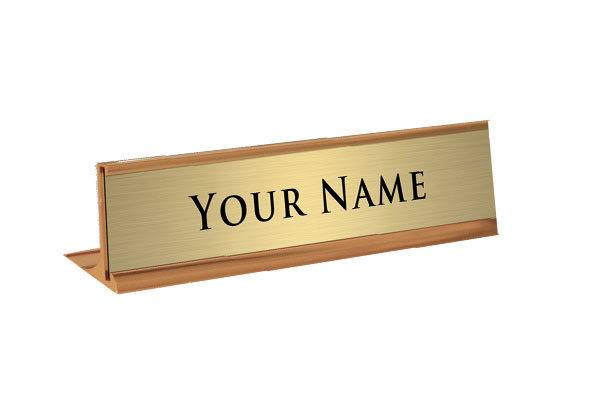 name-plate