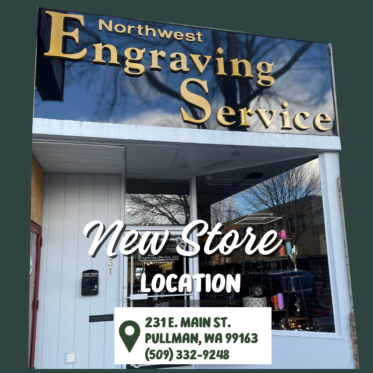 NW Engraving Pullman Store updated photo.1